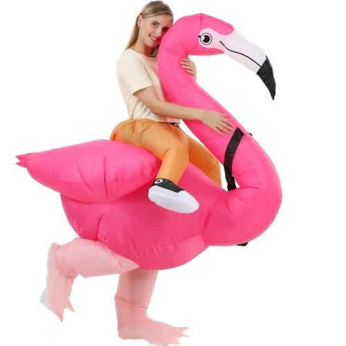 Hot Flamingo Opblaasbare Kostuums Halloween Purim Alien Kostuum Voor Kinderen Volwassen Mannen Kostuum Party Carnaval Vrouwen