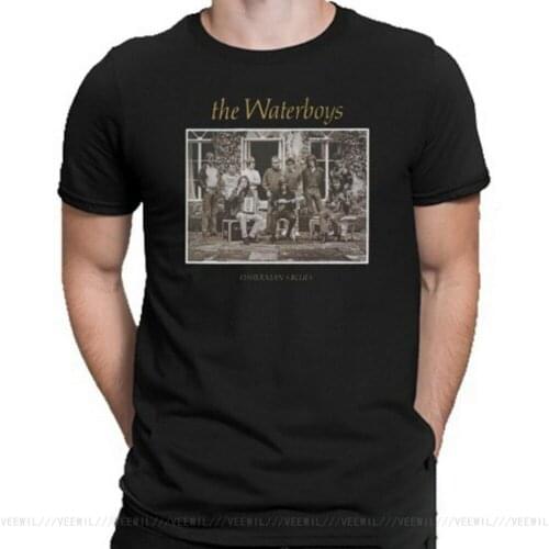 The Waterboys Fishermans Blues Mens Black T-Shirt Size S M L XL 2XL 3XL Cotton Large Size Tops Tee Shirt