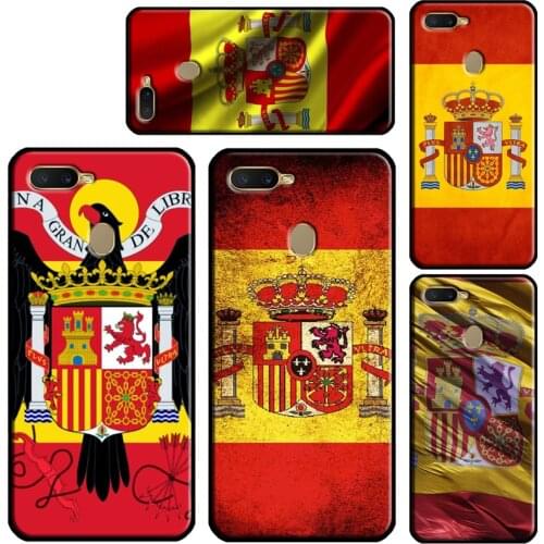 Spain Spanish Flag For OPPO A53 A31 A5 A9 2020 A15 A91 A83 A3S A5S A1K Find X3 Pro F5 F7 A52 A72 Phone Case