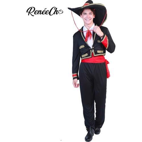 Halloween Costume For Men Mighty Matador Men`s Costume Brazil Carnival Costume Adult Mexican Spanish Mariachi Amigo Cosplay