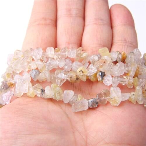 35mm-40mm Natural Citrines Crystal Stone Rock Freeform Chips Gravel Beads Alabaster Lapis Lazuli Natural Stone Jewelry Making