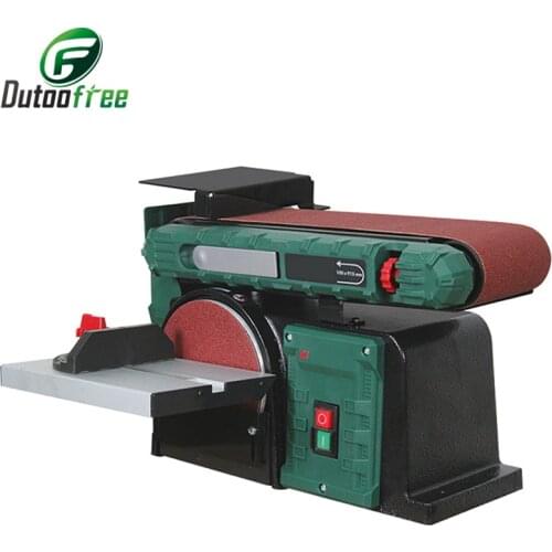 1 Set Multifunctional Abrasive Belt Machine 650W Desktop Electric Sanding Machine Sandpaper Machine Woodworking DIY Polishing