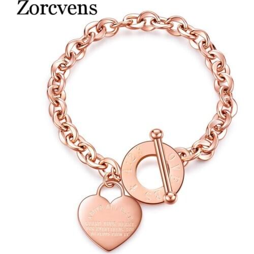 Modyle 2020 New Gold Silver Color Stainless Steel Bible Heart Cross Wedding Bracelets for Women Wholesale