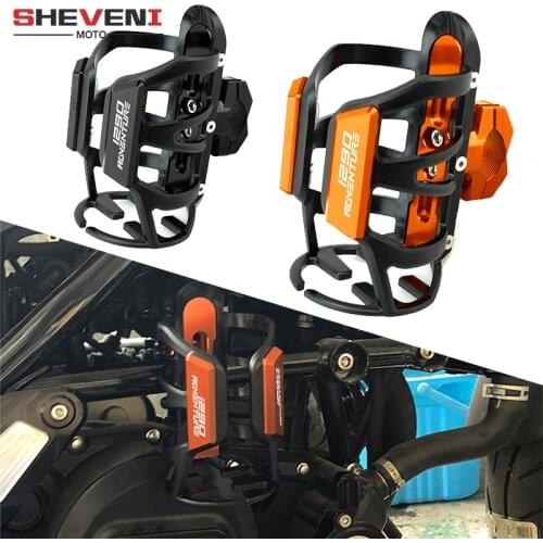 New For Ktm Adventure 390 790 Adv 1050 1190 1090 1290 Adventure Motorcycle CNC Beverage Water Bottle Drink Cup Holder Mount