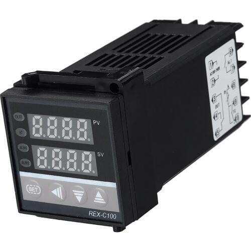 F/C PID Temperature Controller, Dual Display Digital Programmable Temperature Control REX-C100