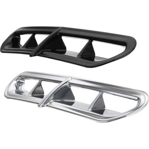 Suitable For Harley Glide Street Three-wheel Glide Ventilation Inlet Fairing Decoration Hood Cover Vent Black Chrome Silver