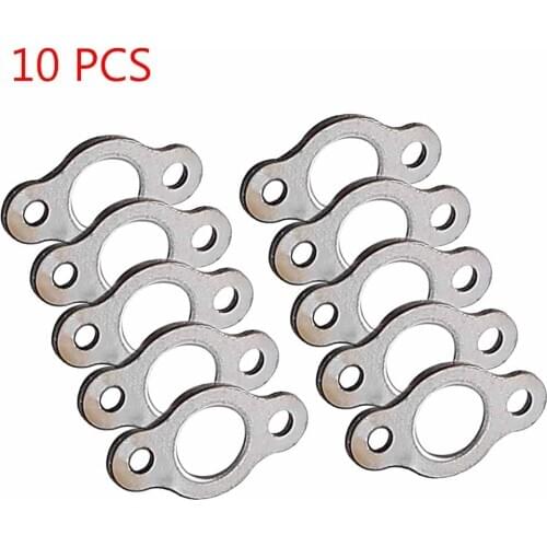 10x Exhaust Pipe Manifold Gasket For Bicycle Motorized Bike 48cc 66cc 80cc 2 Stroke Mini Pocket ATV Quad Pit Bike