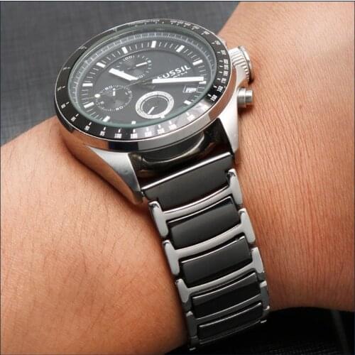 Luxury Ceramic strap 20 22mm for samsung galaxy watch 3 45 41mm band galaxy 46mm active 2 amazfit bip huawei watch gt2/pro strap