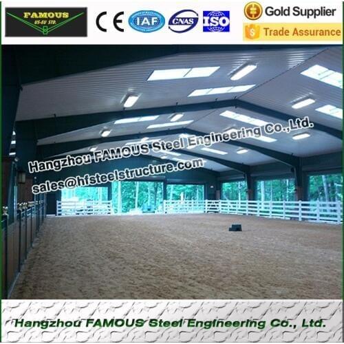 Steel structure prefabricated metal shed used for car garage