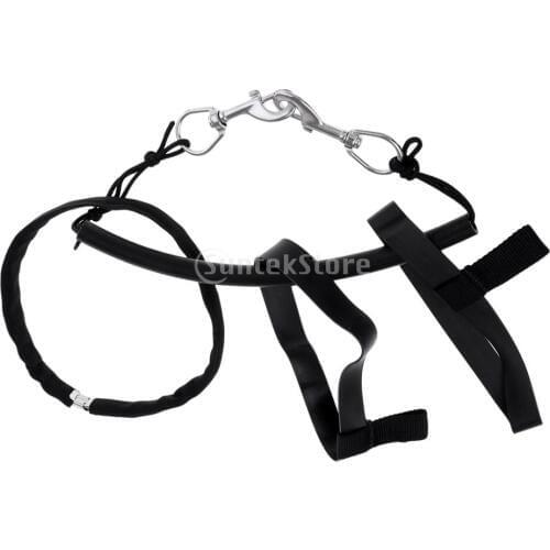 Tech Scuba Diving Cylinder Bottle Stage Rigging Kit with Handle, Adjustable Band and 2 Single End Swivel Bolt Snap Clips