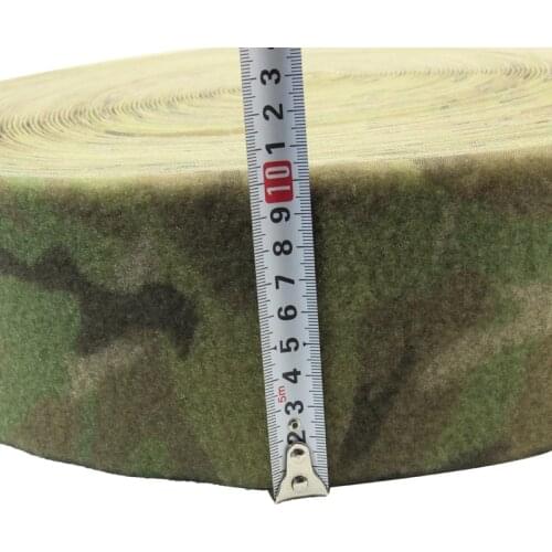 Outdoor Sports Equipment 10cm(W) * 1m(L) Military Fans DIY Burr Fabric