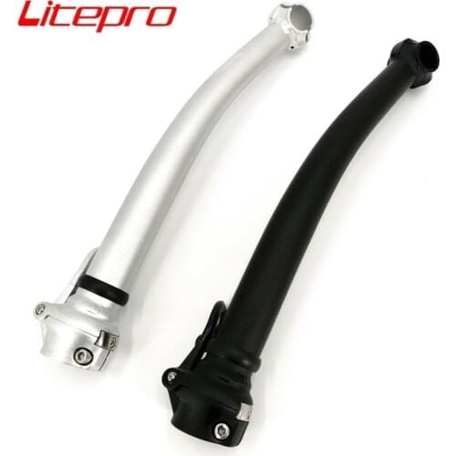 Litepro 14/16 Inch Folding Bike Stem Inward Fold 37cm 35cm Stem 25.4mm Handlebar 28.6mm Fork Aluminum Alloy Folding Stems