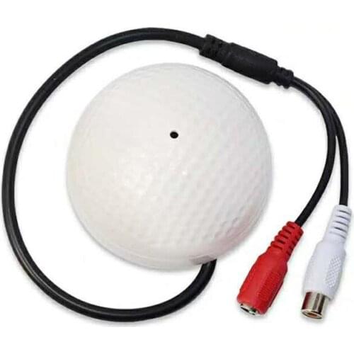 CCTV Microphone Surveillance Microphone Audio Pickup Microphone High Fidelity Security Monitoring Device High Sensitivity