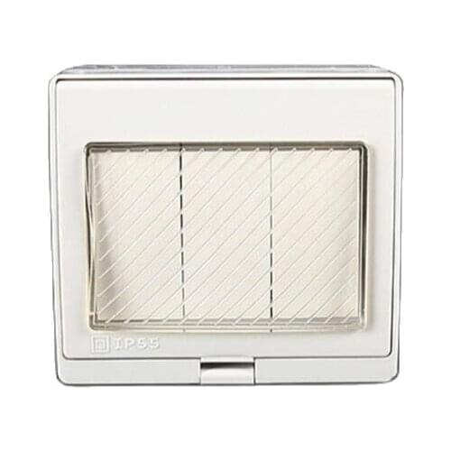 High Quality surface mounted IP55 3 gang waterproof lighting switch