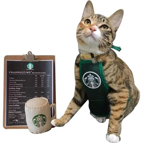 CatBucks Cat Clothe Funny Cat Belly Protection Clothing Corgi Bulldog Puppy Cat Apron for Small Dogs Outdoor Protection Clothing