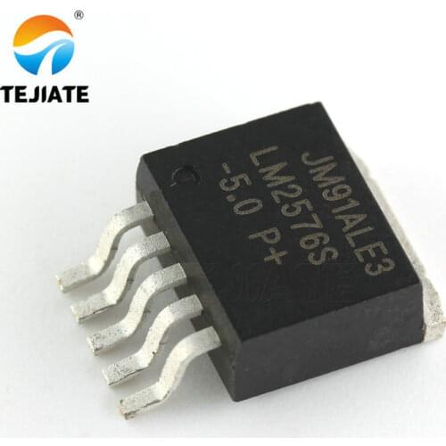 10PCS LM2576S-5.0 ADJ 12 3.3V LM2576T buck circuit regulator IC chip TO-263 TO-220