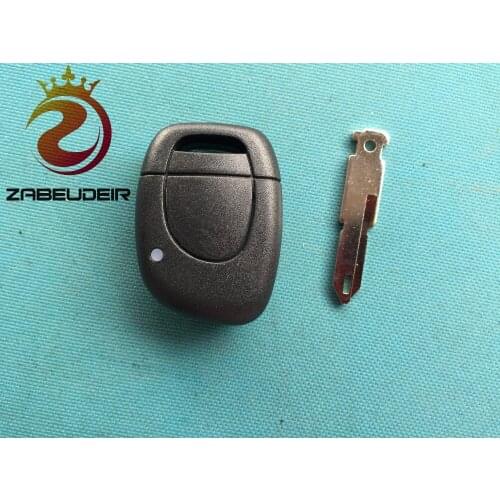 10Pcs/Lot Of New Replacement Key Case Uncut Blade For Renault 1 Button Remote Shell No Logo Blank Car Accessories Auto Parts