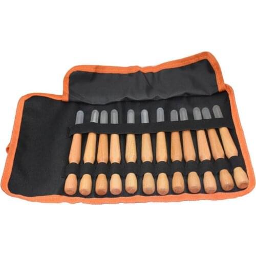 12PCS Wood Carving Chisel Knife Hand Tool Set For Wood Cut DIY Tools and Basic Detailed Carving Woodworking Hand Tools Set