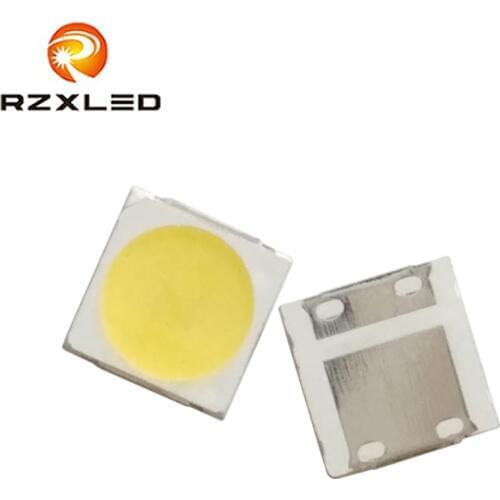 500PCS/Lot LED Edison 2W 6V SMD Flat 3535Package Cold white18000K For LCD TV Backlight