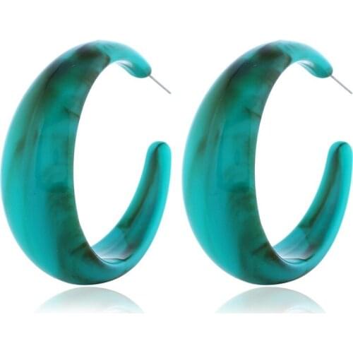 Acrylic Earrings for Women Resin Statement Drop Dangle Bohemian Fashion Jewelry