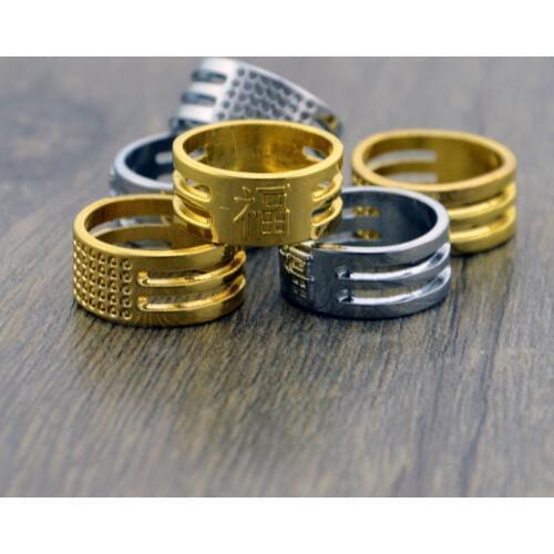 ZOTOONE Knitting Needles Accessories Round Copper Thimble Useful Sewing Tools for Sewing Supplies Handicraft Diy Accessories