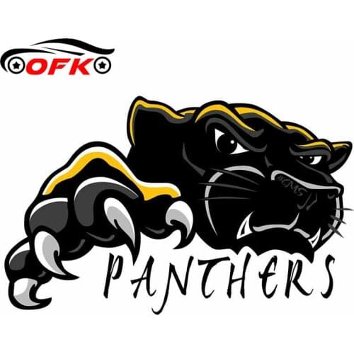 Car Stickers decor Motorcycle Decals Panther Decorative Accessories Creative Sunscreen Waterproof PVC,13cm*8cm