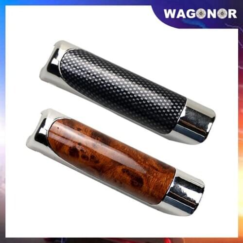 Car Decoration Wooden Anti-slip Handbrake Covers Auto Gear Shift Collars for Hon-da Toy-ota VW Hyun-dai Universal Fashion