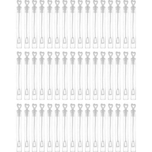 48/50pcs Empty Bubble Soap Bottles Wedding Birthday Party Childrens Toy Baby Shower Bubbles Maker Kids Outdoor Fun Bubble Toy