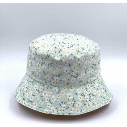 Crispy Floral Lilac Reversible Bucket Womens Hat - Zelice