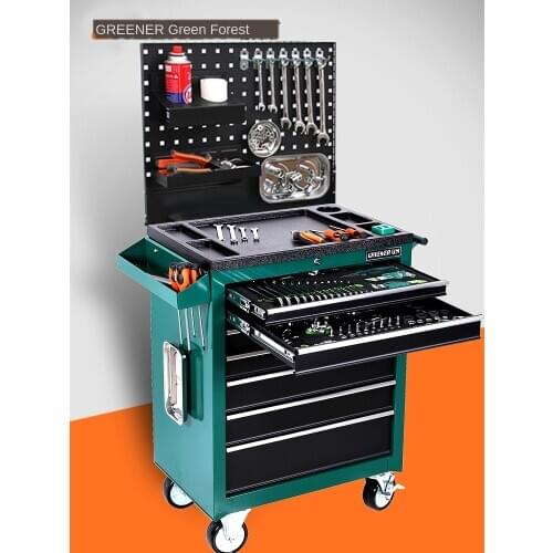 Auto repair tool car 5 drawer hardware toolbox multi function maintenance tool cart tool cabinet in car room