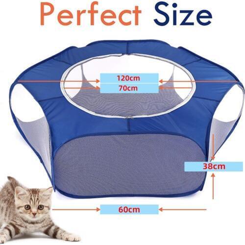New Portable Pet Playpen Outdoor Indoor Game Folding Fence For Small Animals Cage Tent For Rabbits Hamsters Chihuahuas