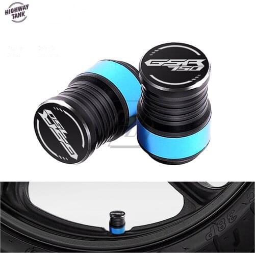 Motorcycle Accessories Wheel Tire Valve Caps Covers Case for Suzuki GSR750 GSR 750 All Year