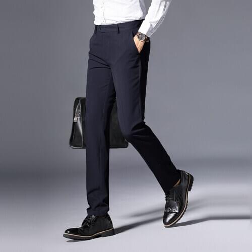 MRMT 2021 Brand New Mens Trousers Youth Fashion Pants for Male Wear Comfort Western Pants Straight-tube Trousers