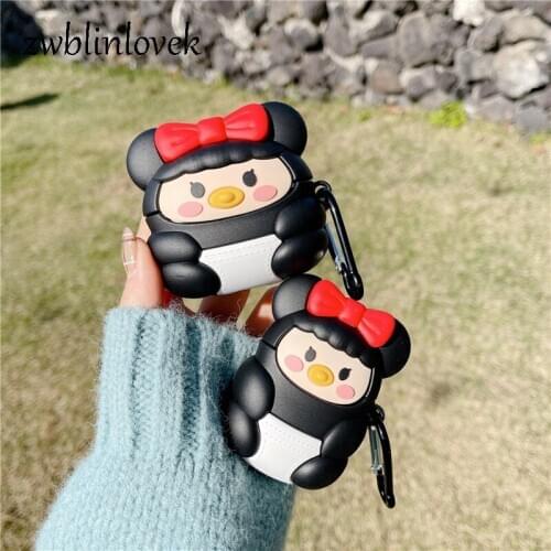 Cute 3d baby nipple case for airpods 1 2 pro soft silicone case wireless bluetooth headset protect cover with hook
