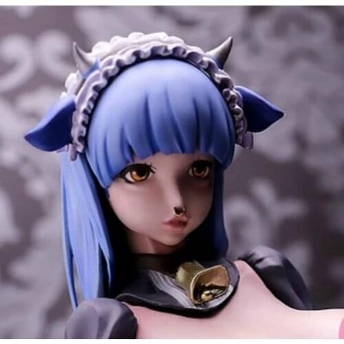 1/6 Scale Model Figure Resin Kit Unpainted Step-Girl COW Self-Assembled Models Kit Colorless Resin Figure Anime Toy No.14