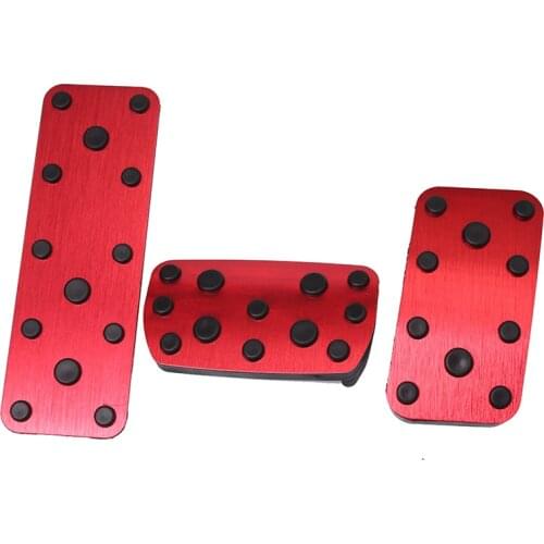 Car Foot Pedal For Subaru Legacy Outback 2014 2015 -2020 2021 Accelerator Gas Fuel Brake Rest Pedal Pads Cover Aluminum Non-Slip