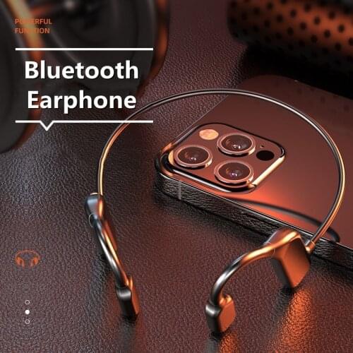 Bone Conduction Headphones Bluetooth 5.1 Wireless Waterproof Comfortable Wear Open Hook Light Weight Not In-ear Sport Earphones