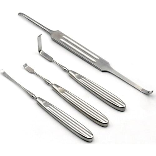 Nasal instrument costal cartilage 4pc/set costal cartilage L-shaped hook cutting knife double-head stripper stripper