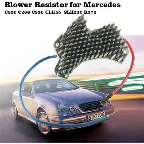 New Heater Blower Motor Resistor For Mercedes-Benz 1996-2004 SLK230 2108206210, A2108206210