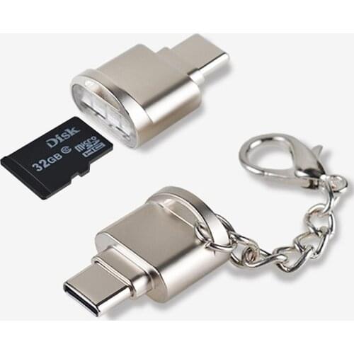 Portable USB 3.1 to Type-C Adapter USB to Type C Micro Converter OTG Adapter with TF SD Memory Card Reader for samsung xiaomi