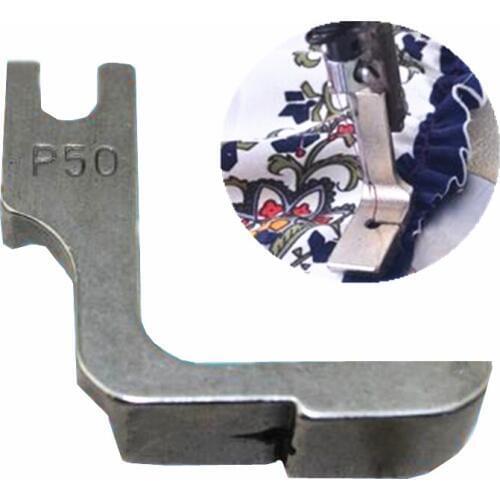 Industrial sewing machine fittings pleated flat wrinkled presser foot P50 steel 5BB5449