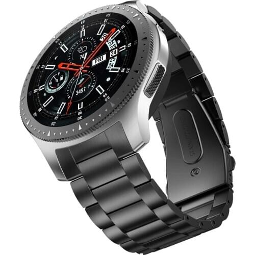 No Gap Design Gear S3 Frontier Band for Samsung Galaxy Watch 46mm Strap Solid Stainless Steel Business Gear S3 Classic Bracelet