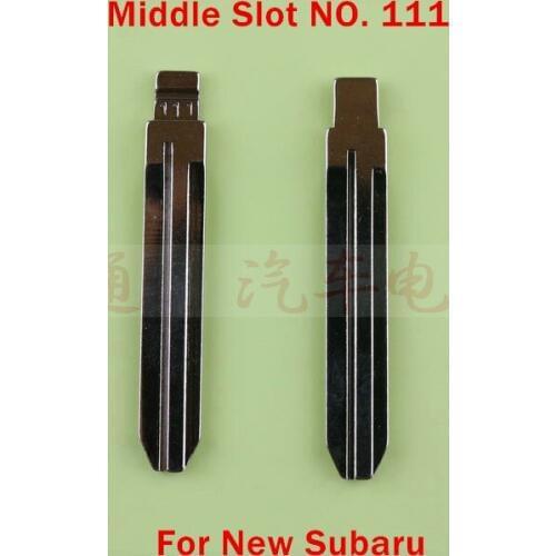 Middle Slot NO. 111 Car Remote Key Blade For New Subaru Modified Flip Remote Key Shell Blade Repacemet
