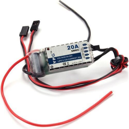 YPG 20A HV SBEC for RC Model Airplane No Programming Required Model Remote Control Toy YPG Series 20A SBEC Brushless ESC