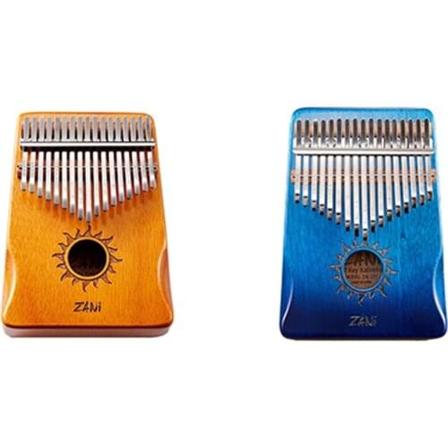 ZANi Kalimba 17 Keys,Kalimba Thumb Finger Piano,Wooden Marimba Musical Gift for Music Lover,Children,Beginners,Etc