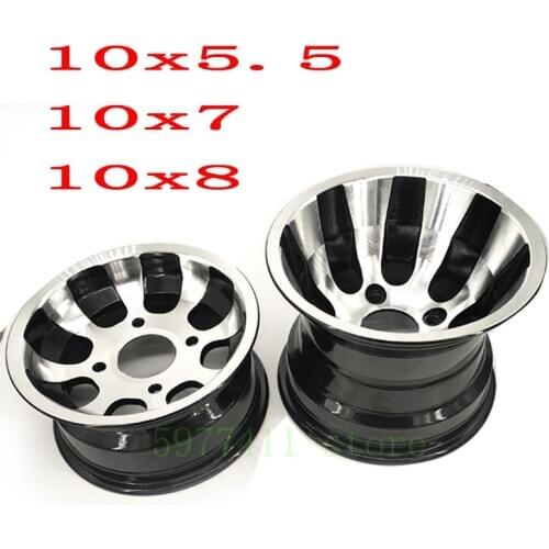 10 Inch Aluminum Alloy Wheel Hub Size 10x7 10x 8 5.5 For Four Wheel Atv Atv Go Kart Wheel Hub 10 Inch Tire Front And Rear Wheel