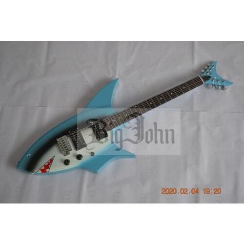 Shark blue fine 21 fret fit for student electric guitar FG-025