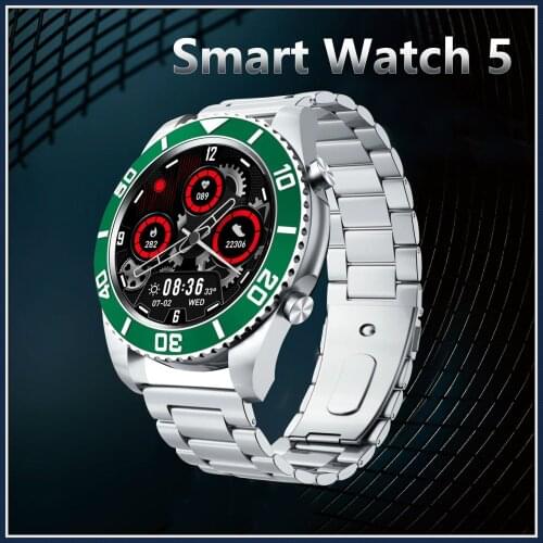 New Water Ghost Stainless steel Strap Smart Watch Sport Business Watch for Rolex Watch SAMSUNG Amazfit Bluetooth Call Watch