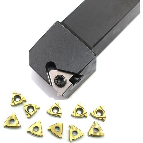 SER1212H16 1PC+10PCS 16ER AG60 CNC Tool Holder Boring Bar Holder With Turning Inserts