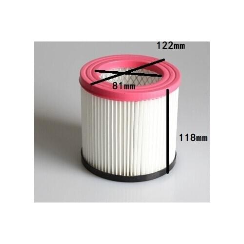Vacuum cleaner parts hepa filter diameter 81mm 122mm height 118mm